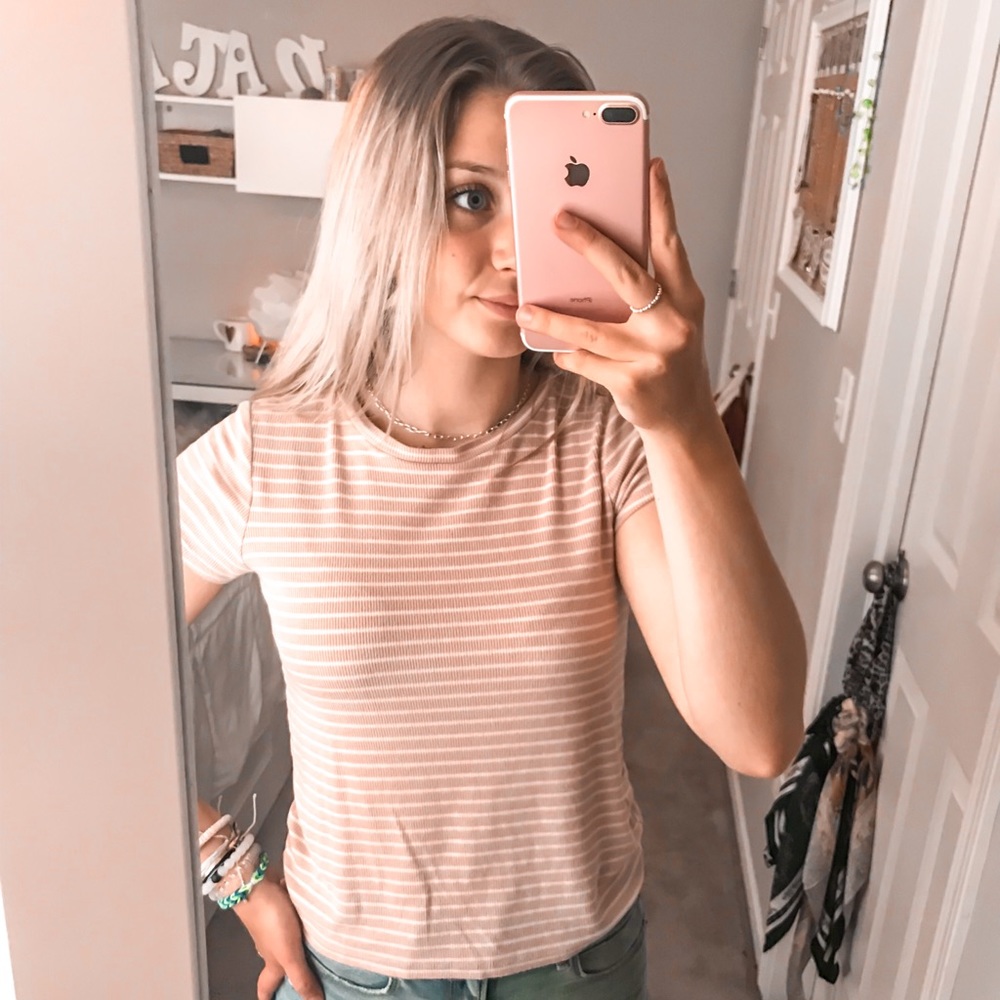 American Eagle Soft & Sexy striped shirt